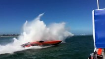 Super Boat Crashes During Race in Key West