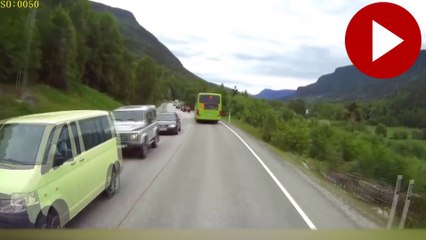 Tır şoförü sayesinde felaket önlendi