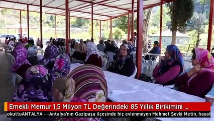 Emekli Memur 1,5 Milyon TL Değerindeki 85 Yıllık Birikimini Add'ye Bağışladı