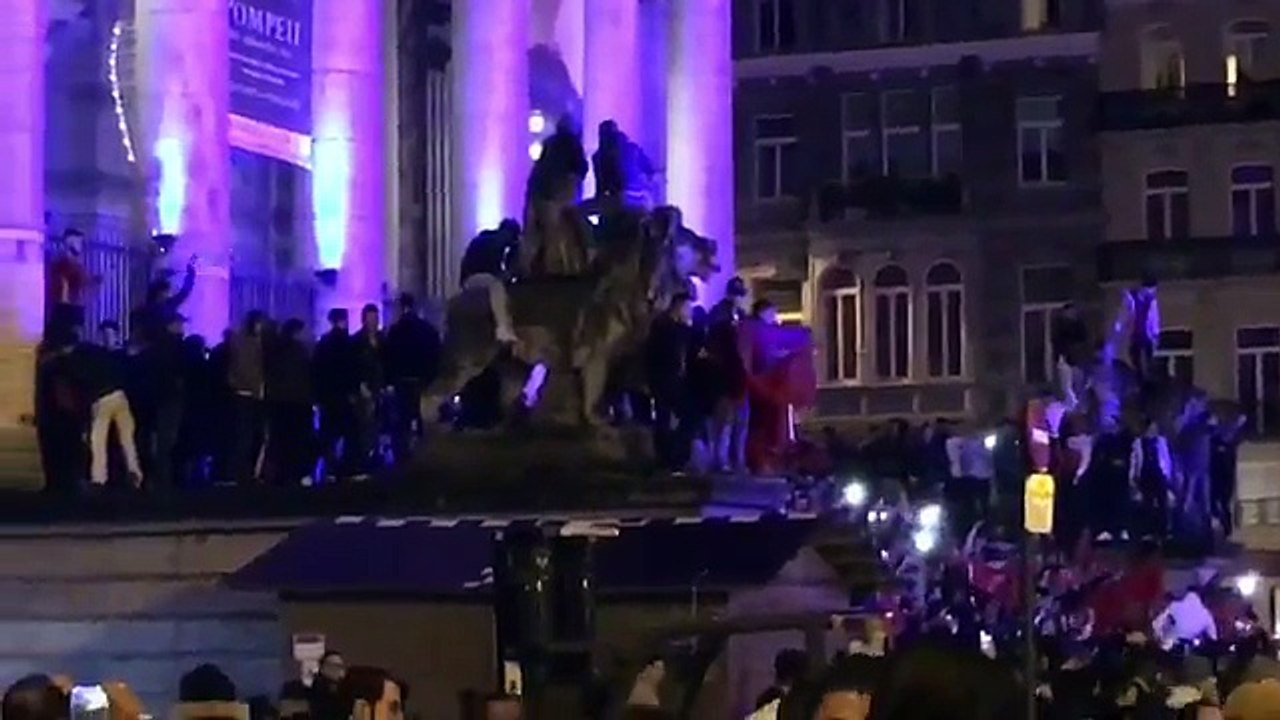 Belgique: 22 policiers blessés hier soir au centre de Bruxelles après la qualification du Maroc à la prochaine Coupe du