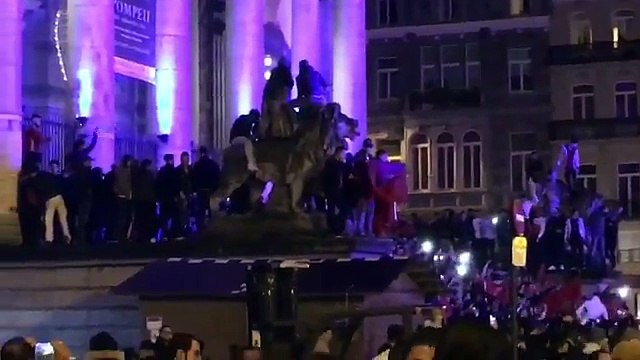 Belgique: 22 policiers blessés hier soir au centre de Bruxelles après la qualification du Maroc à la prochaine Coupe du