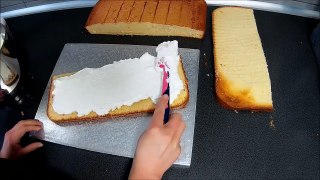 How to make a car cake with glass windows / Jak zrobić tort samochód z szklanymi szybami