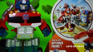 Transformer Rescue Bots, Paw Patrol Team up and Forest Rescue Compilation by Lots of Toys
