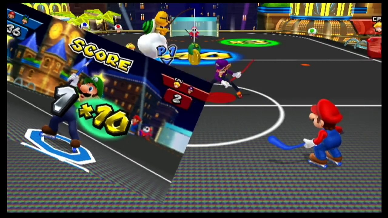 Mario Sports Mix - Hockey - Star Cup Hard Mode + Behemoth Battle