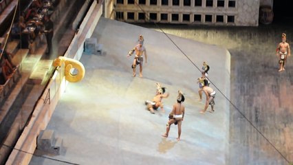 Jeu de balle traditionnel Mayas et Inca... sauf que le perdant était sacrifié à la fin !