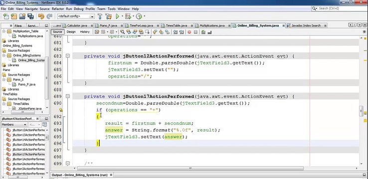 How to Create Billing Systems in Java NetBeans