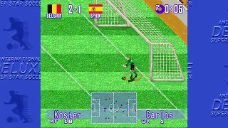 International Superstar Soccer DELUXE (SNES) - SCENARIO MODE (No Miss) + Ending (Credits)