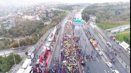 Avrasya Maratonu Havadan Görüntüler