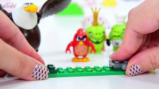 LEGO Angry Birds Movie King Pigs Castle Build Review Silly Play Kids Toys