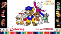 Nursery Rhymes ♫ Paw Patrol Coloring ♫ Paw Patrol Song♫ Kids Games