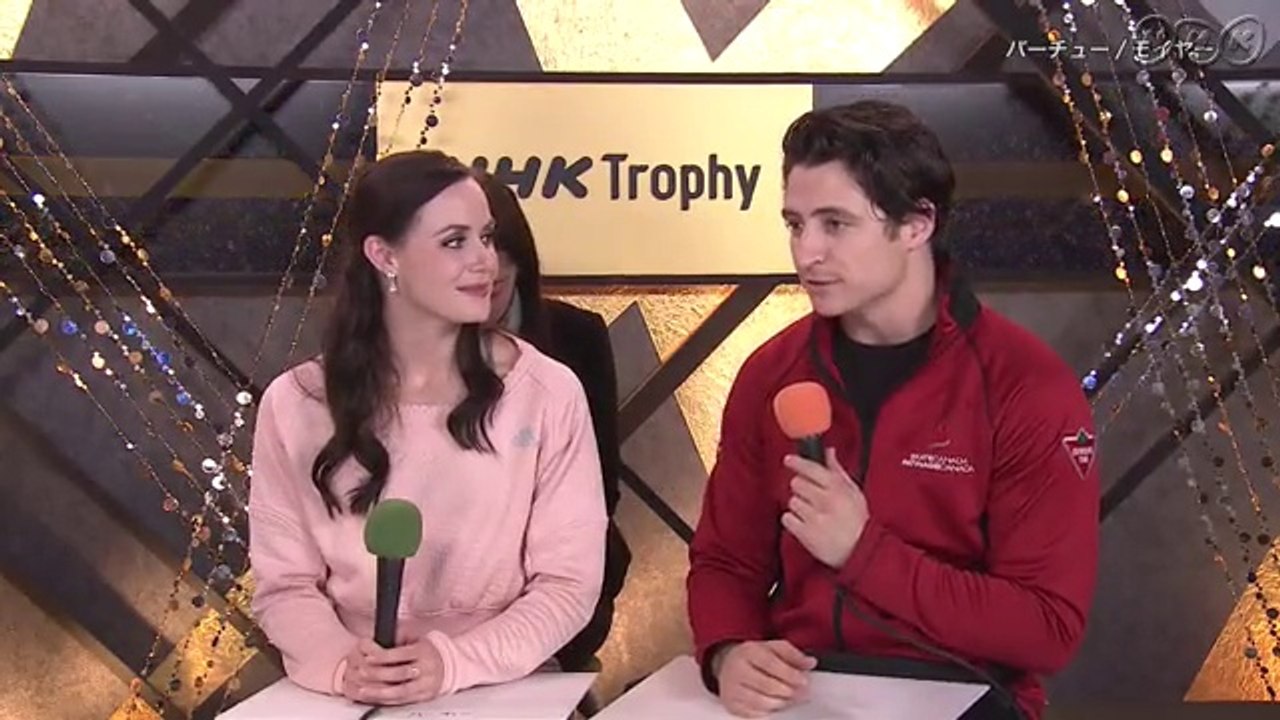 Tessa VIRTUE / Scott MOIR Interview - 2017 NHK (Akiko's Room)