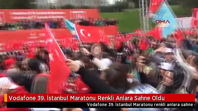 Vodafone 39. İstanbul Maratonu Renkli Anlara Sahne Oldu