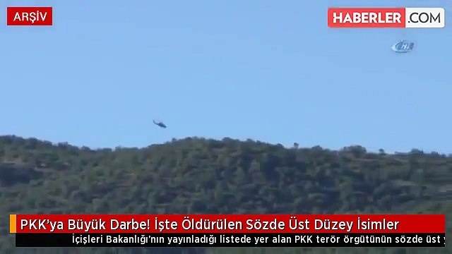 PKK'ya Büyük Darbe! İşte Öldürülen Sözde Üst Düzey İsimler