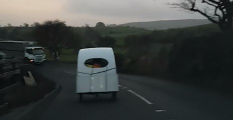 Unusual Pedal-Powered Vehicle Causes Tailbacks, Police Say