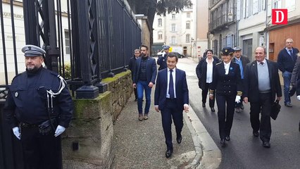 Gérald Darmanin en visite en Ariège rencontre les buralistes