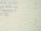 Samsung Galaxy Note 101 Designfolie MRBEN White Logo Skin Aufkleber für Galaxy Note 101