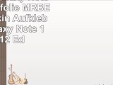 Samsung Galaxy Note 101 Designfolie MRBEN Black Skin Aufkleber für Galaxy Note 101