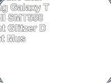PU Leder Hülle Etui für Samsung Galaxy Tab A 97 zoll SMT550  Aohro Bunt Glitzer