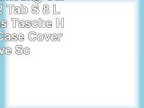 Bouletta Samsung Galaxy Tab S2  Tab S 8 Leder Canvas Tasche Hülle Book Case Cover Sleeve