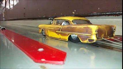 slot car drag racing..
