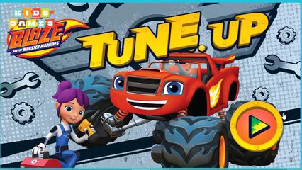 Nickelodeon Games to play online 2017 ♫Blaze monster machine   Tune up♫ Kids Games