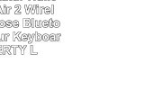 MoKo Tastatur Hülle für iPad Air 2  Wireless Drahtlose Bluetooth Tastatur Keyboard QWERTY
