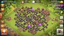 How to GoHo at Town Hall 8 -- Clash of Clans 3 Star Attack Strategy
