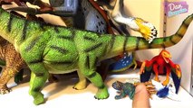 A SHELF OF DINOSAUR TOYS! Dino Toys Collection Learn Dinosaur Names T-Rex Spinosaurus Video For Kids