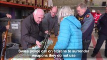 Switzerland Police call on citizens to surrender weapons