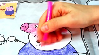 Peppa Pig Grandpa Pig Coloring Book Pages Kids Fun Art Coloring Videos For Kids