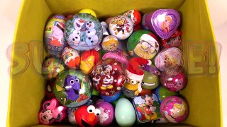 NEW 101 SURPRISE EGG OPENING! MICKEY MOUSE CLUBHOUSE FINDING DORY KINDER FROZEN SHOPKINS and more
