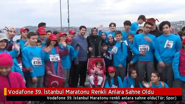 Vodafone 39. İstanbul Maratonu Renkli Anlara Sahne Oldu