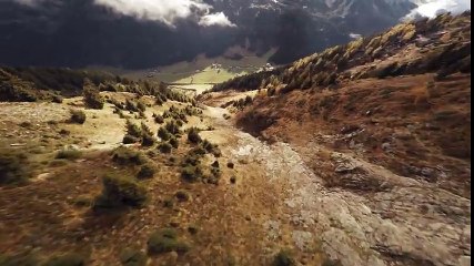 LongRange mountain-surfing with a drone