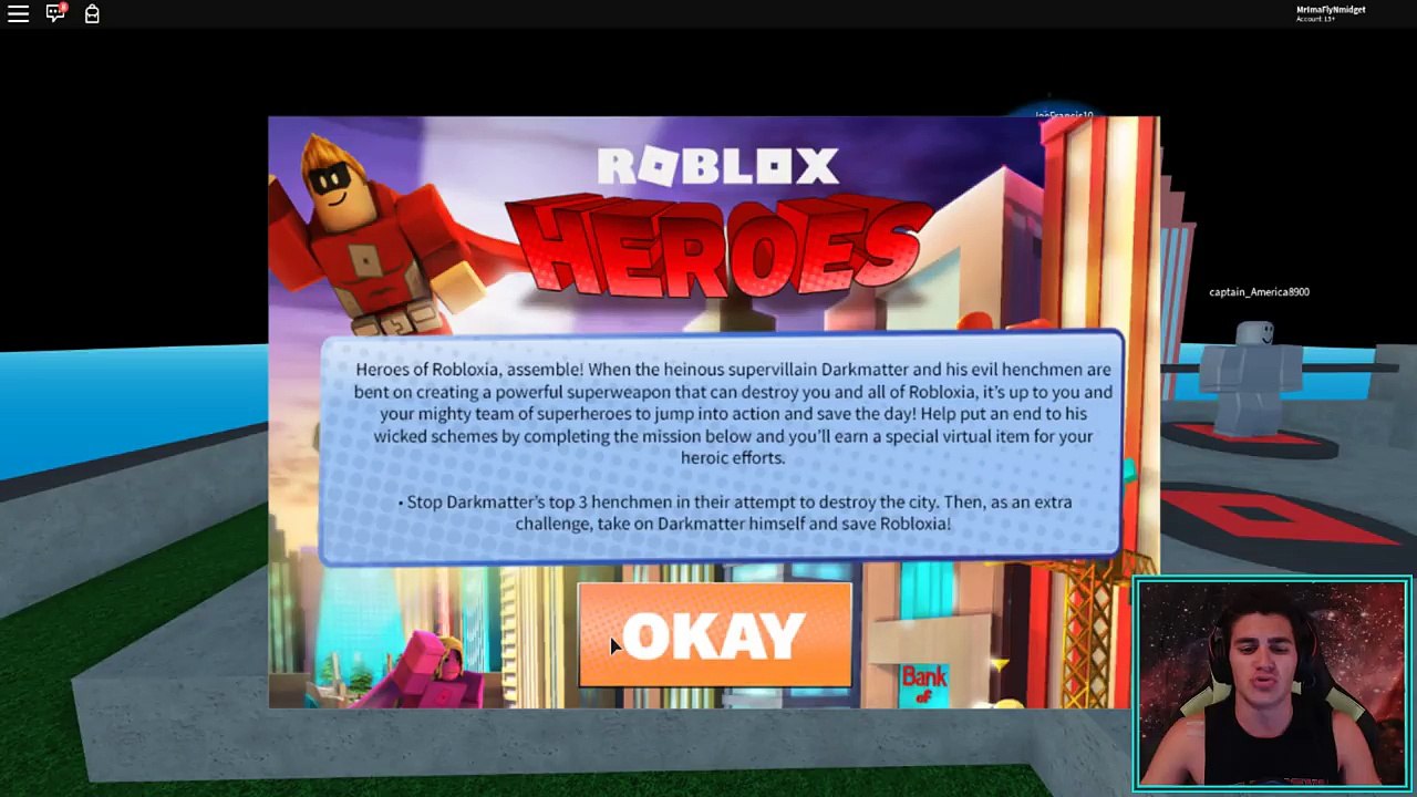 Superpowers In Heroes Of Robloxia Roblox 影片dailymotion - roblox have a family in robloxia