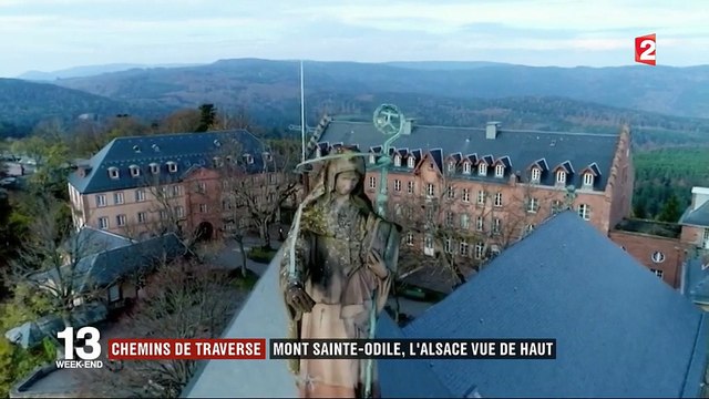 Alsace : pèlerins et touristes se croisent à l'abbaye du Mont-Sainte-Odile