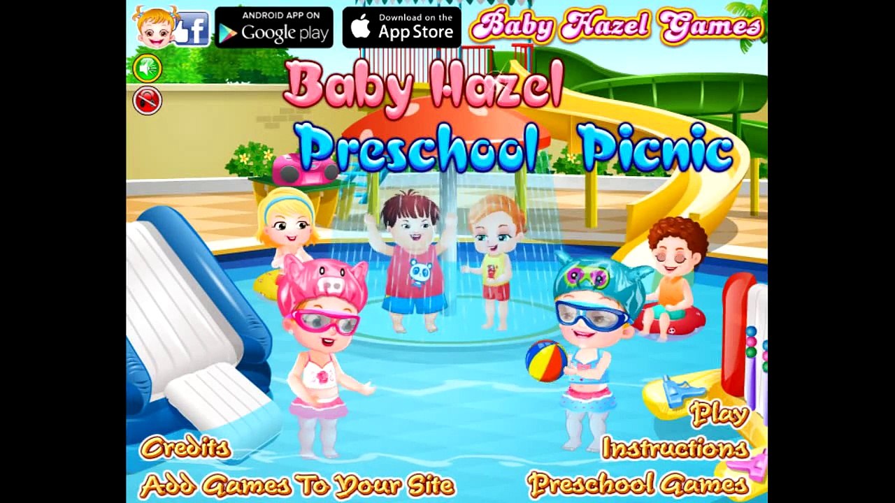 Baby Hazel Preschool Picnic Full Episode ,school busdrive,swimming time,enjoy water rides