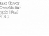 Weißes Pferd rennt auf Wiese Case Cover  Folio aus Kunstleder für das Apple iPad Mini 1 2
