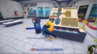 OctoDad: Dadliest Catch Part 4 - NNÖOO!! Aquatic Fun Center w/ MIKE (PC Face Cam Commentary)
