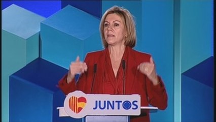 Cospedal: "No podremos perdonar a quienes han querido fracturar la sociedad"