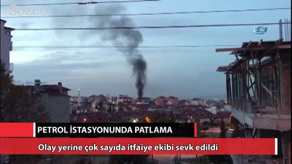 Denizli’de petrol istasyonunda patlama