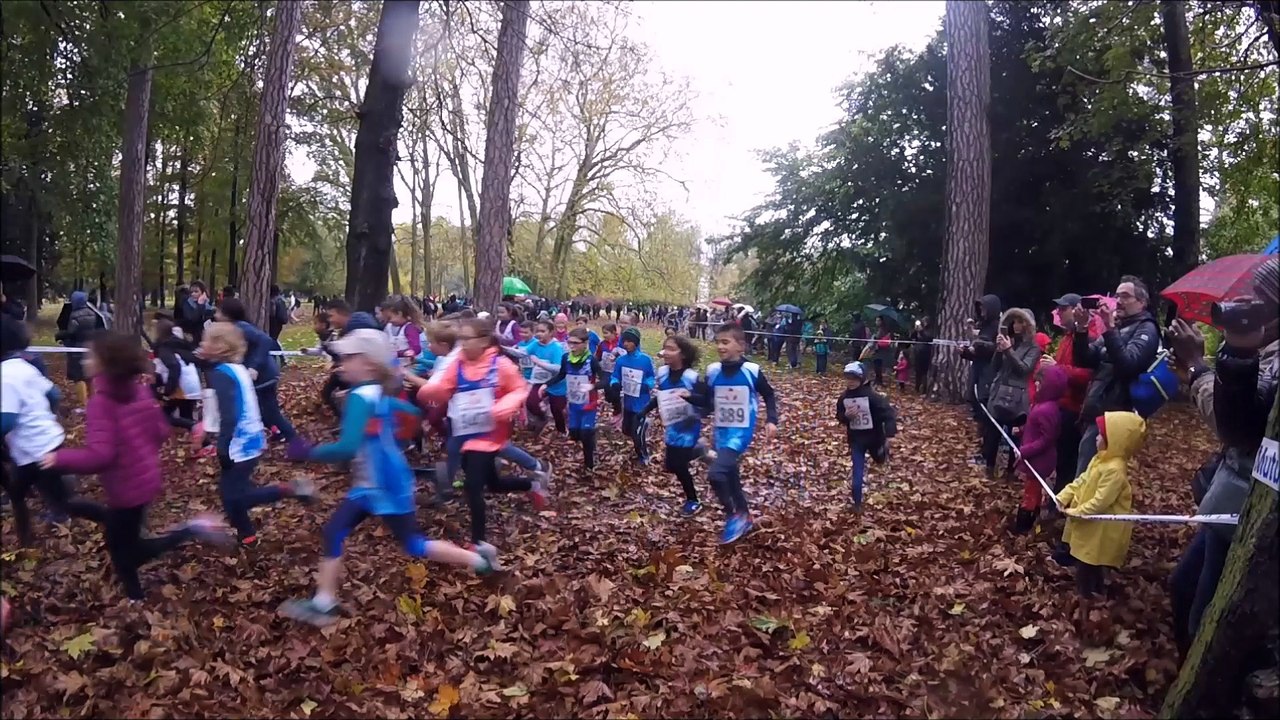 Cross de la Rose Course Poussins Poussines le 1...