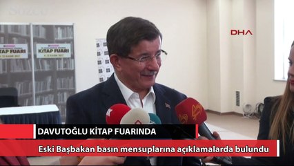 Davutoğlu  KİTAP FUARINDA