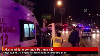 Akaryakıt İstasyonunda Patlama (2)