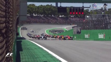 2017 Brezilya GP - Start görüntüleri