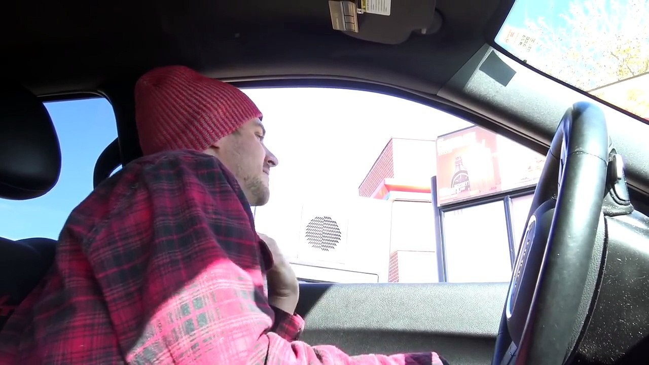 DRIVE THRU HELIUM PRANK!