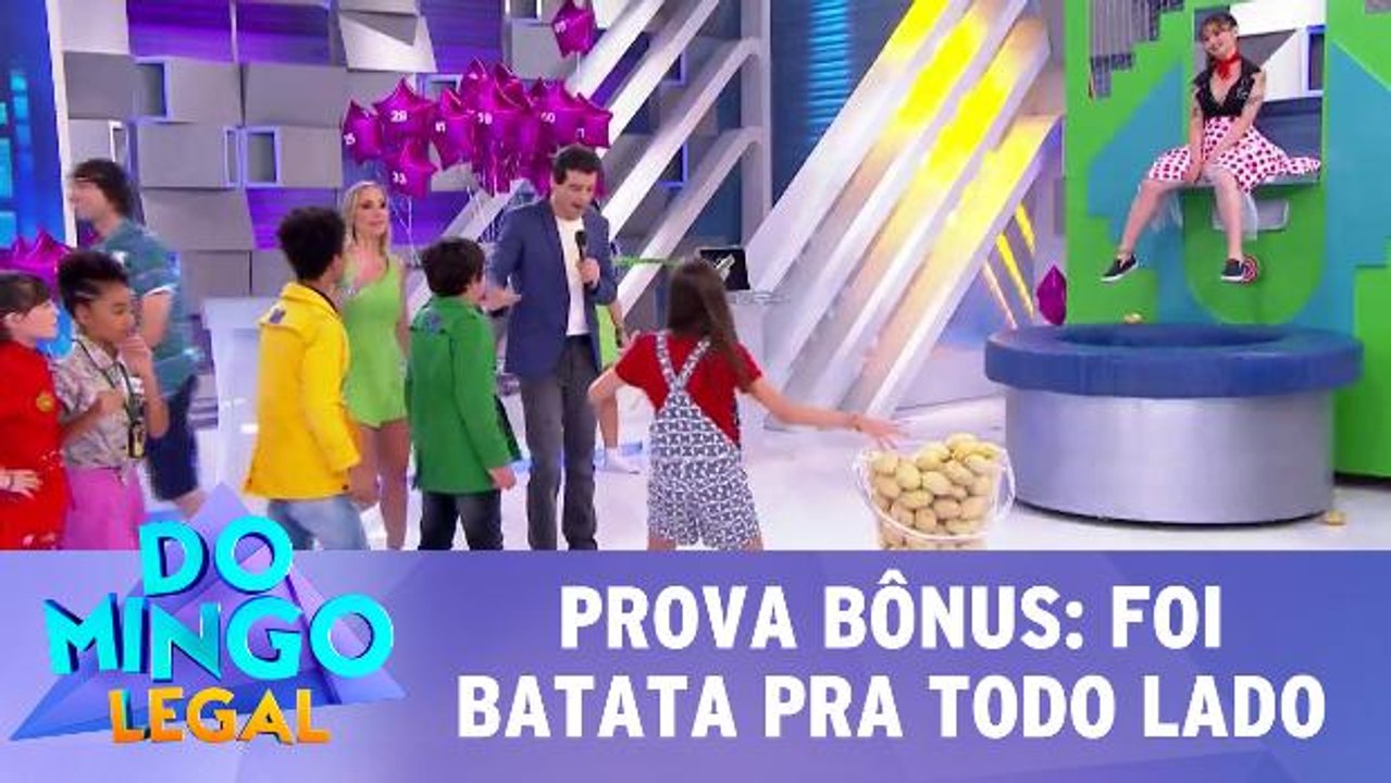 Prova bônus: foi batata pra todo lado