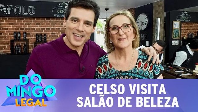 Celso visita salão de beleza e fala sobre empreendedorismo
