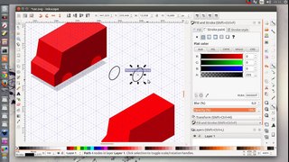 Inkscape Isometric Cars Tutorial