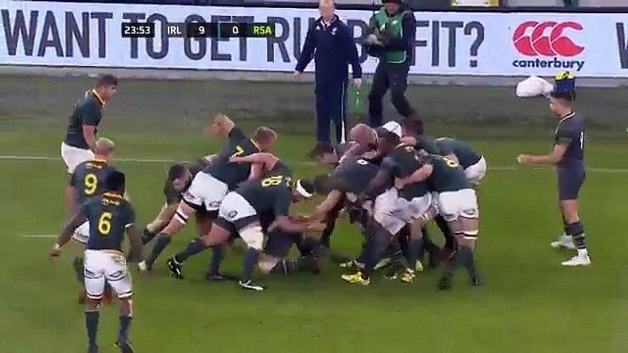 L'Irlande laisse l'Afrique du Sud à trois points pour succès historique