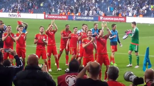 Gareth Bale's little dance after Wales beat Israel